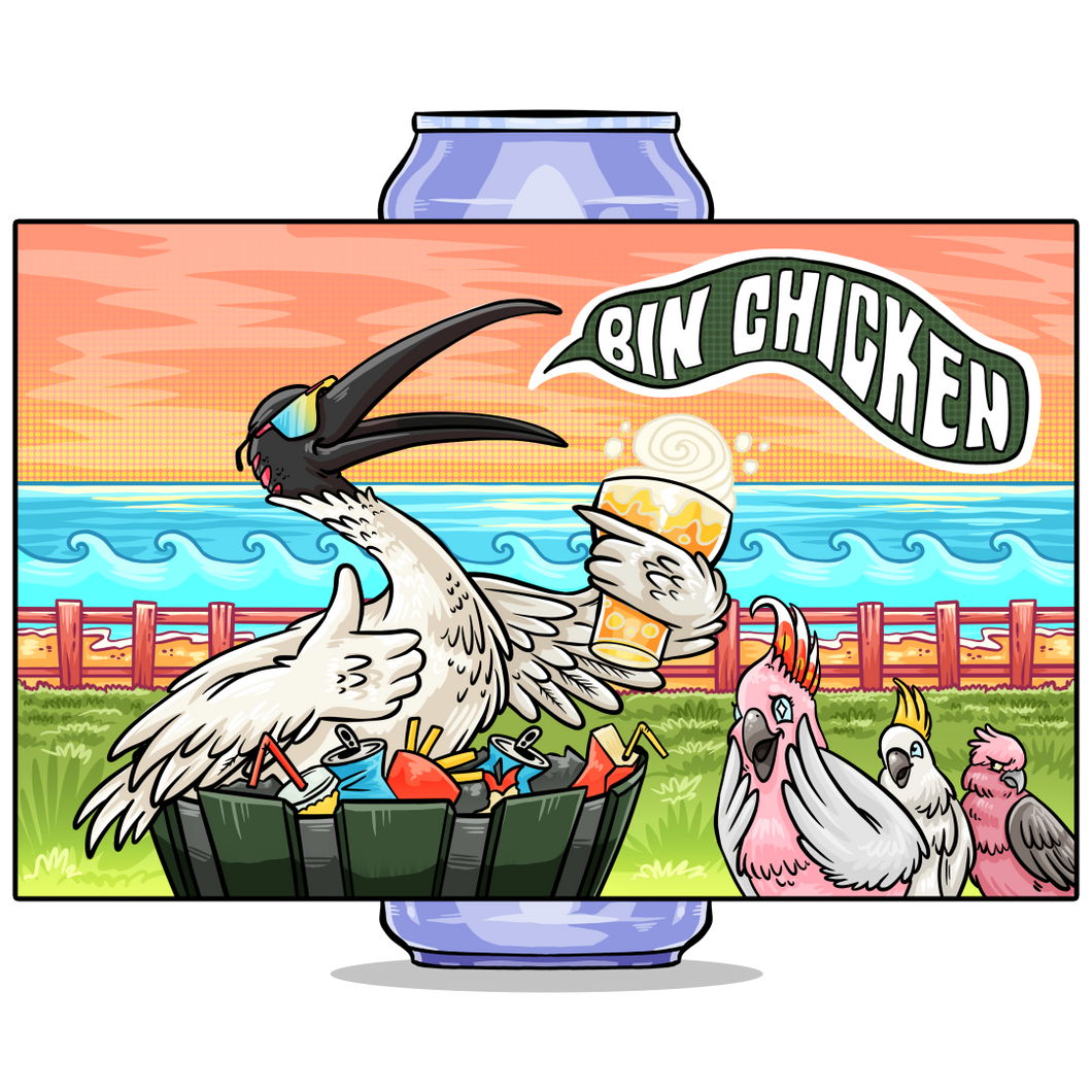 Bin Chicken - Hazy IPA 473ml can