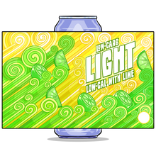 Load image into Gallery viewer, Light with Lime 473 mL Can
