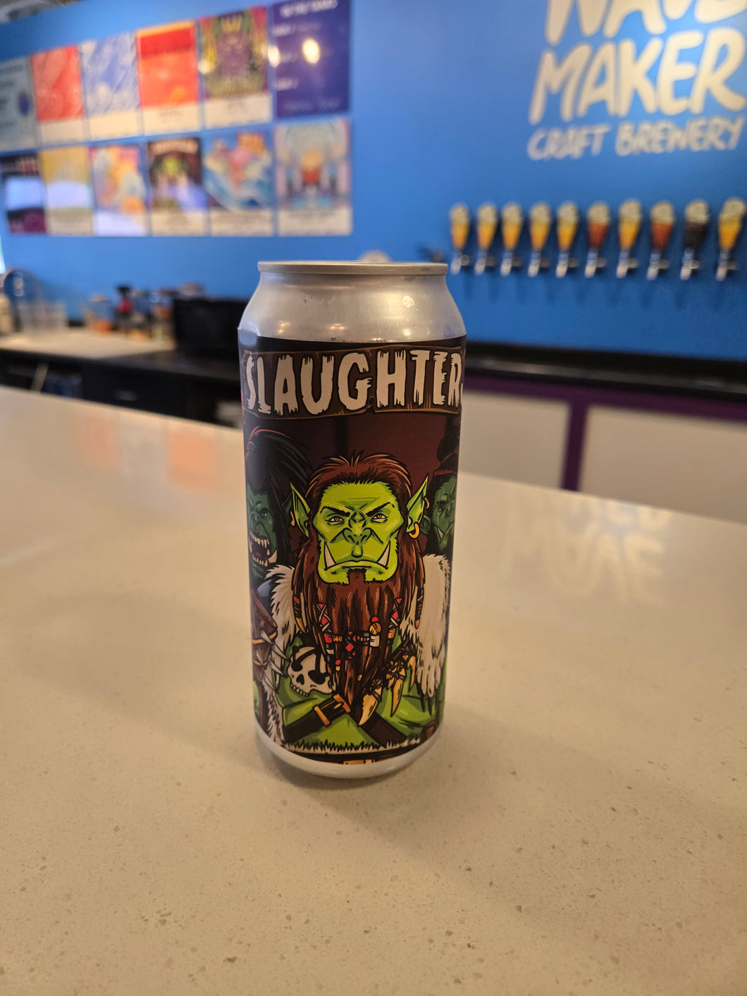 Slaughterjaw Double IPA 473ml can