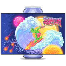 Load image into Gallery viewer, Surfin' Cerveza - Mexican Style Lager 473 ml can
