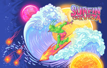 Load image into Gallery viewer, Surfin&#39; Cerveza - Mexican Style Lager 473 ml can
