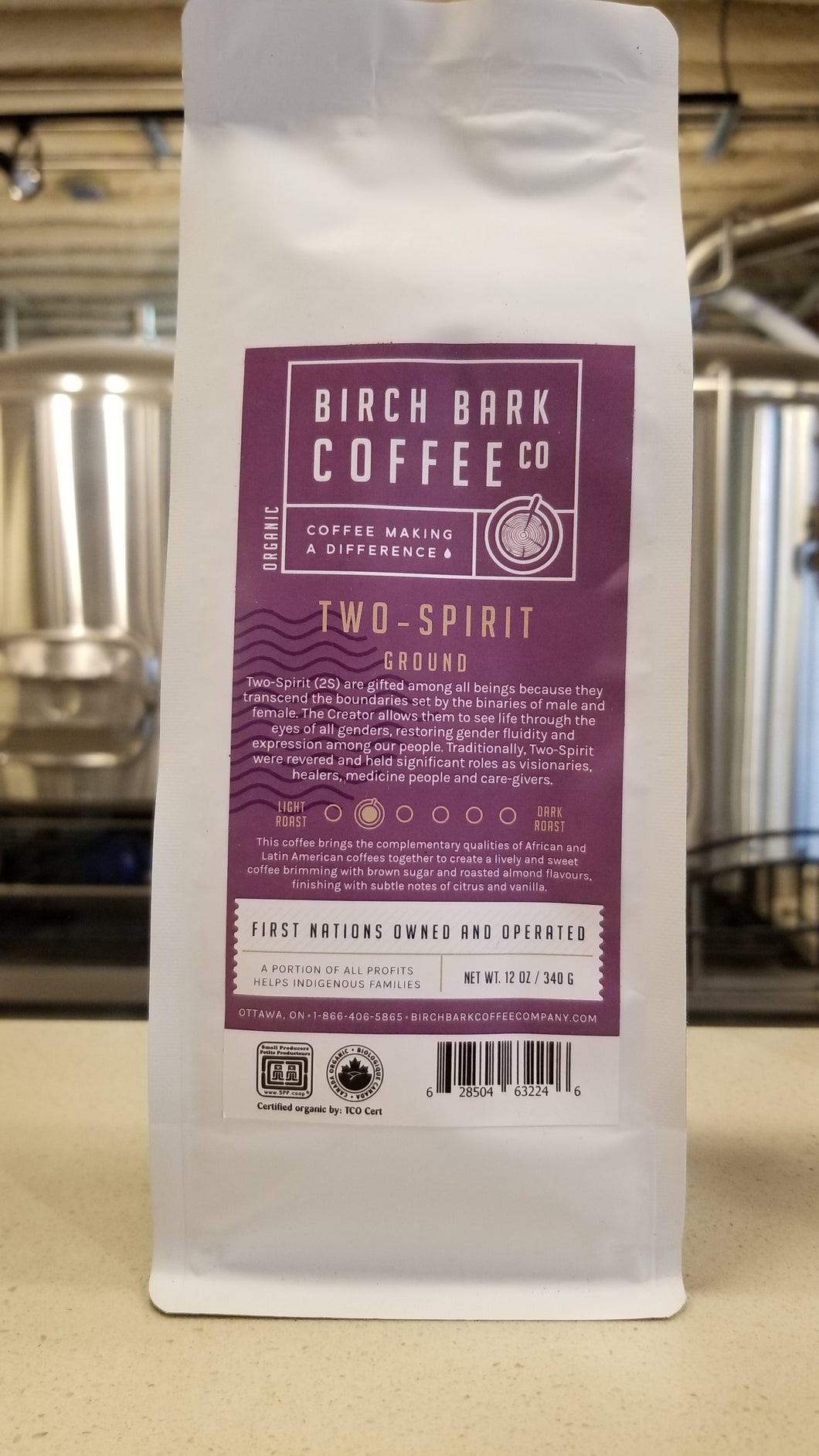 Birch Bark Coffee - Two Spirit Light Roast